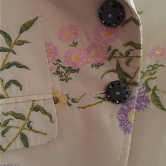 Dolce and Gabbana Blazer floral embroidery top - Picture 3 of 7